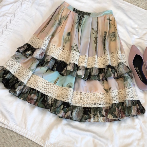 Anthropologie Dresses & Skirts - Anthropologie Varun Bahl Ruffle Skirt